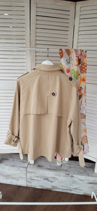 Wiya timeless Trenchcoat kurz camel